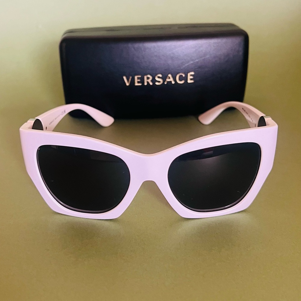 White versace sunglasses